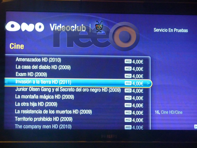 ONO lanza TiVo sin 3D y con cine HD por 4?