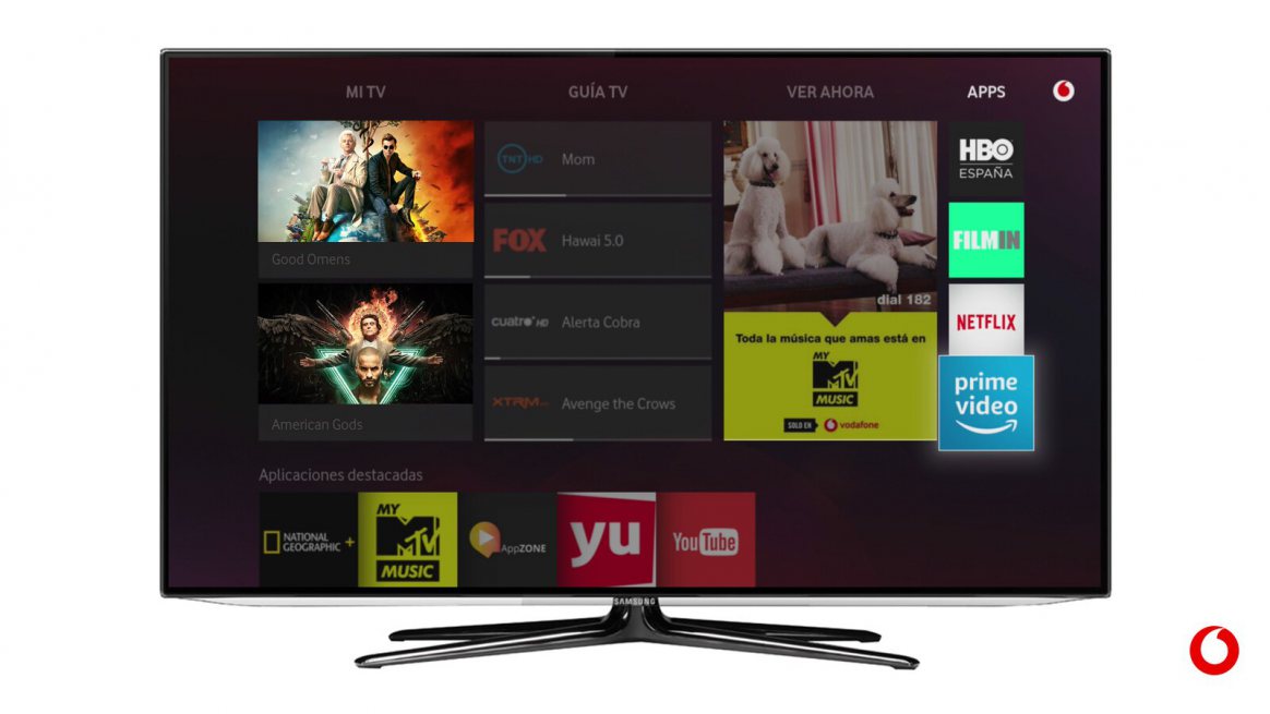 ver prime video en vodafone tv